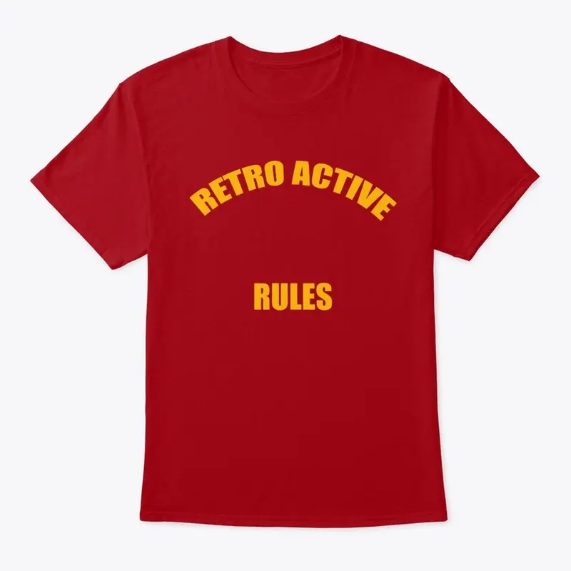 Retro Active Rules Spoof T-Shirt