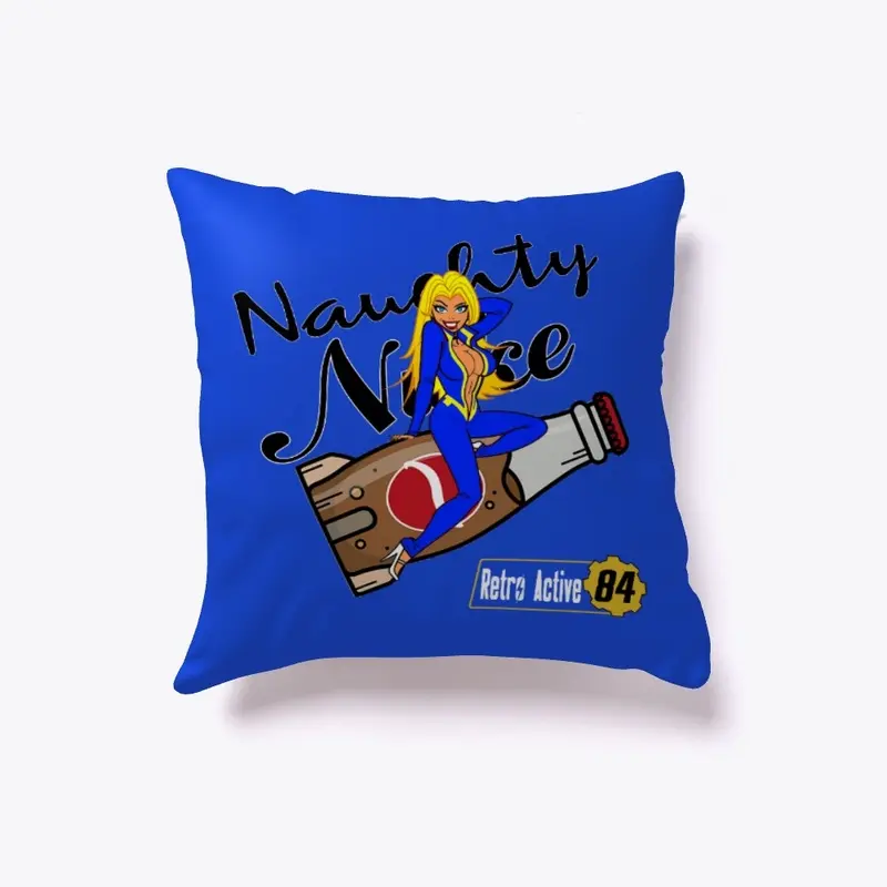 Naughty Nuke Pin-Up Pillow