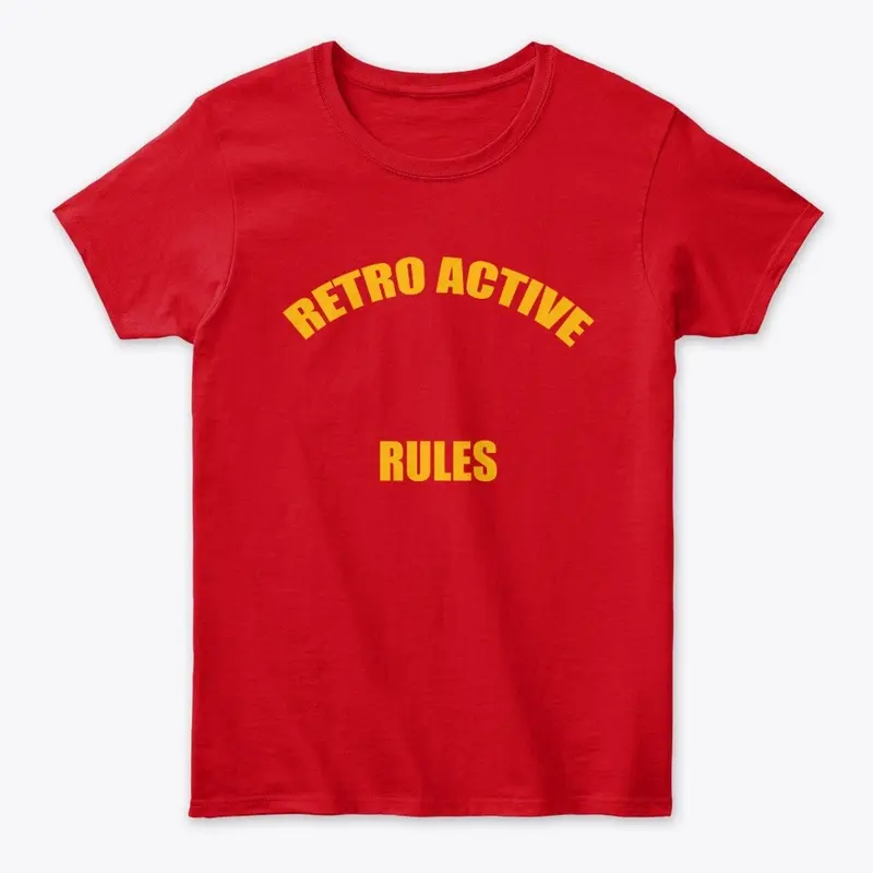 Retro Rules Spoof Women's shirt