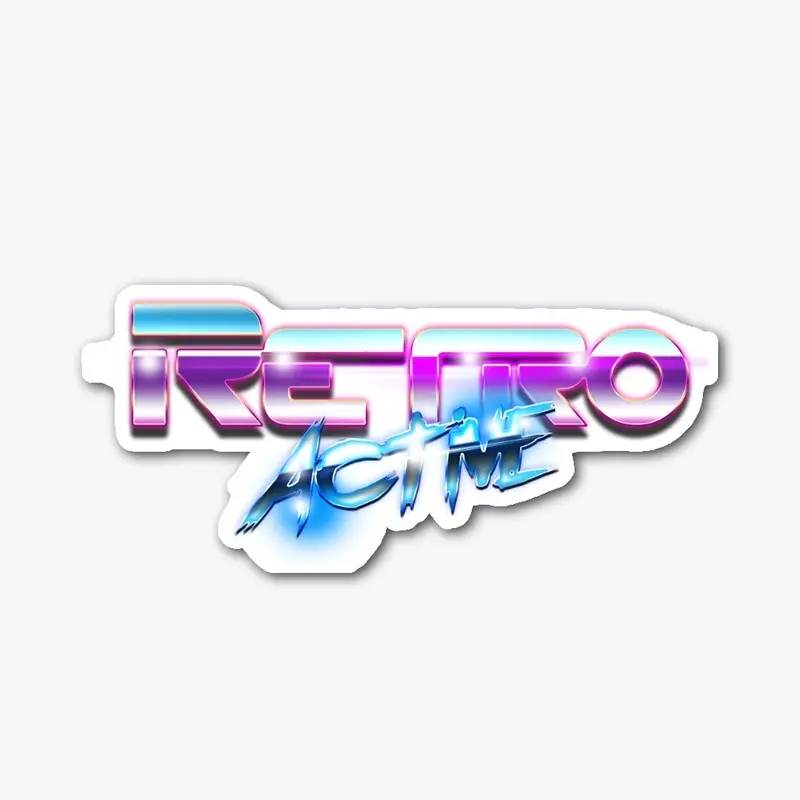 Retro Logo Sticker