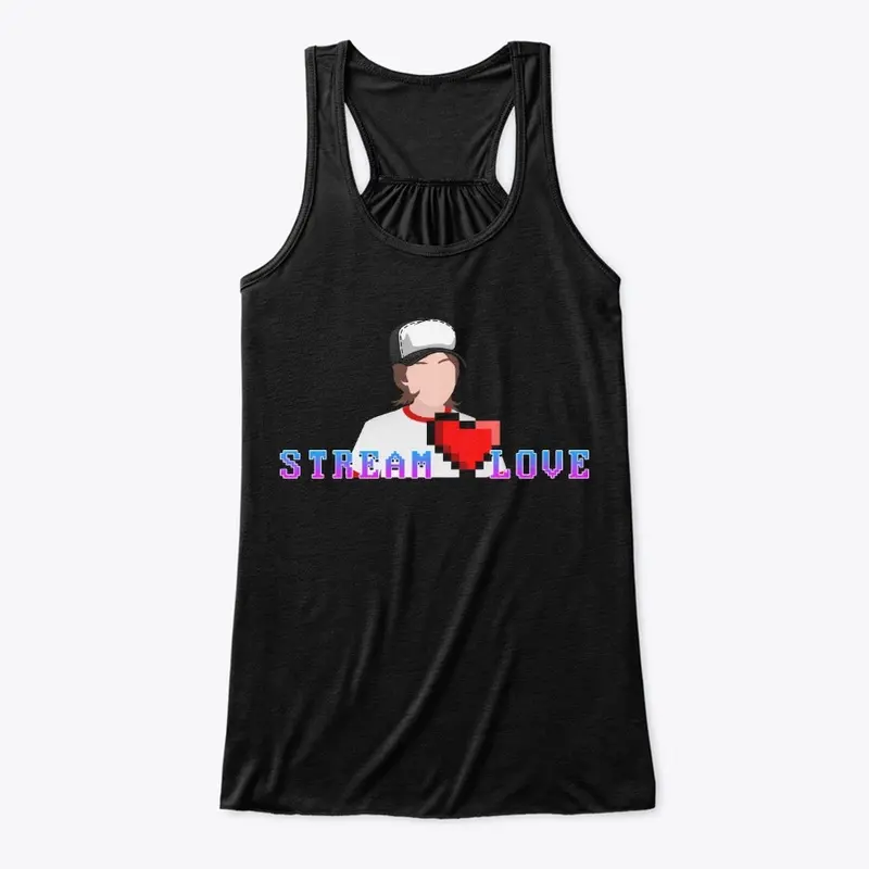 Stream Love w/ Retro Heart Women's tank