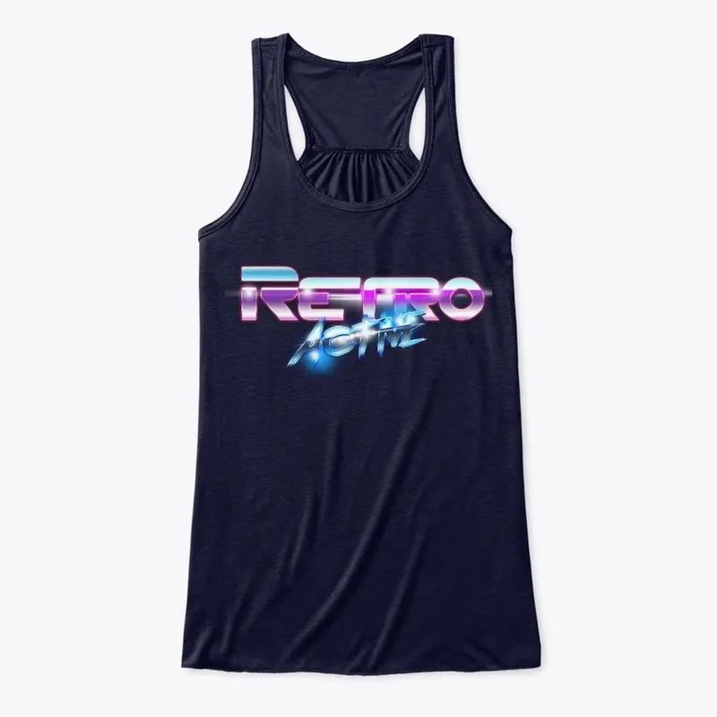 Retro Active Logo Tank