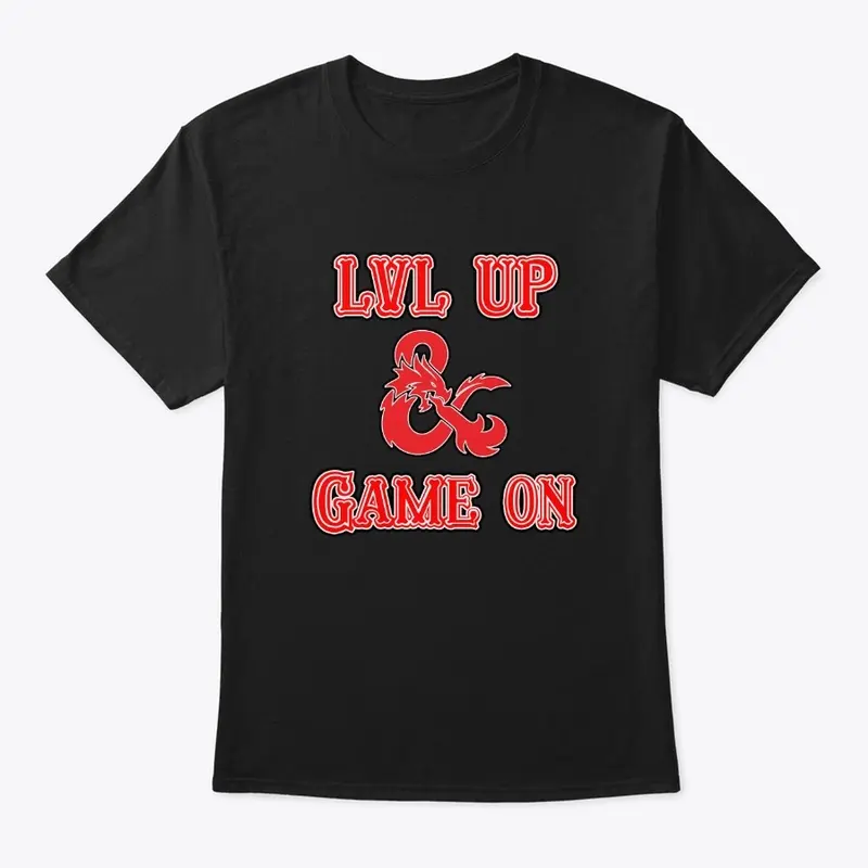 lvl up game on shirt