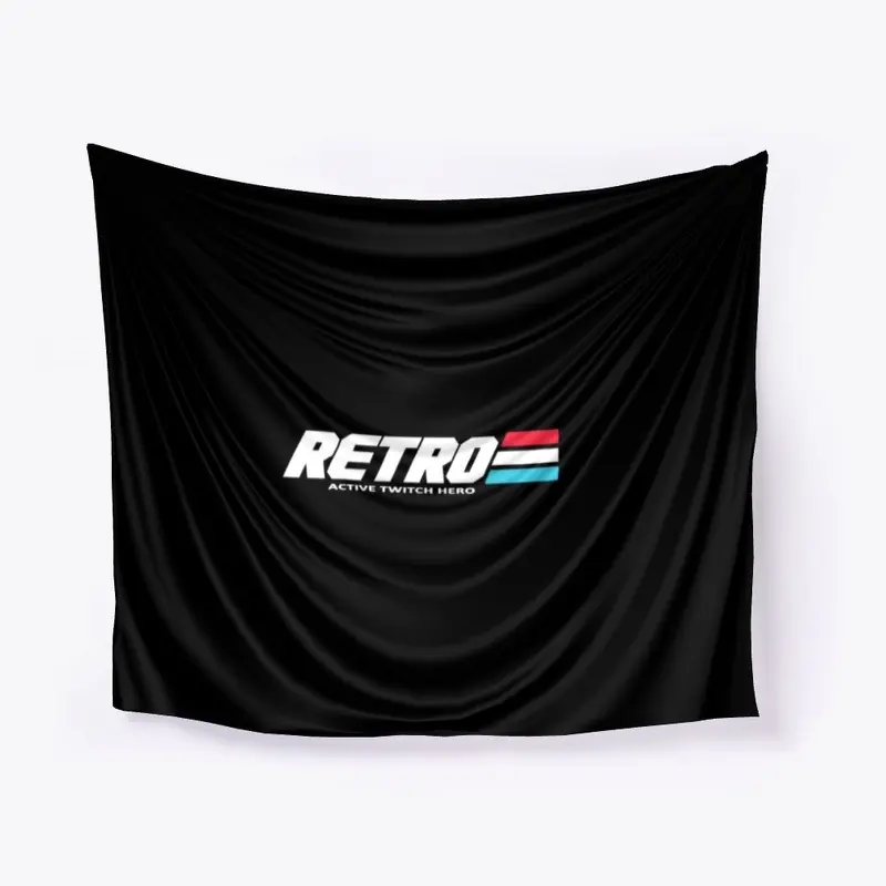 Retro Active Hero Tapestry